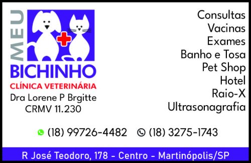Clínica veterinária meu bichinho