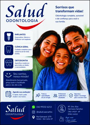 Banner da empresa Salud Odontologia