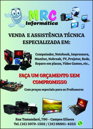Banner da empresa MRC Informática