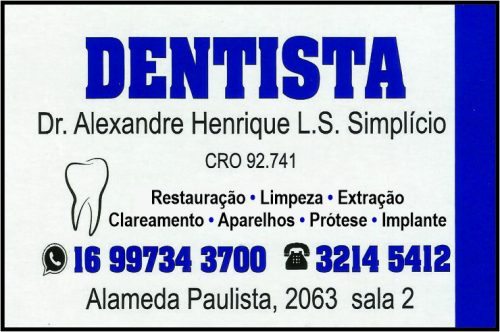ALEXANDRE HENRIQUE SIMPLICIO