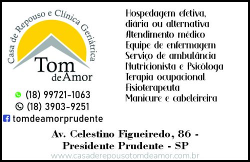 Casa de Repouso e Clínica Geriatra Tom de Amor