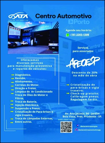 Banner da empresa ATA Centro automotivo